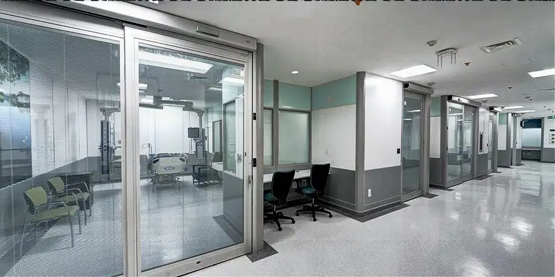 ICU-CCU automatic doors